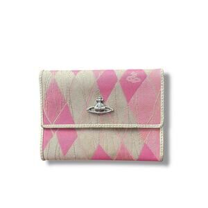 Vivienne Westwood Pink and Cream Wallet